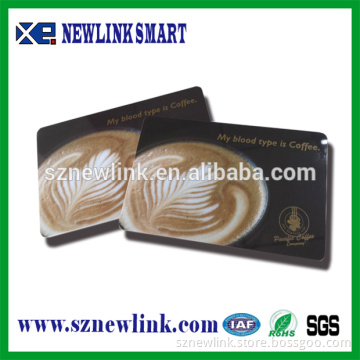 embossed business card